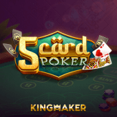 5 Card Poker card games table