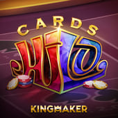 Cards Hi Lo card games table