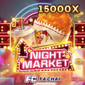 Night Market slot games reel